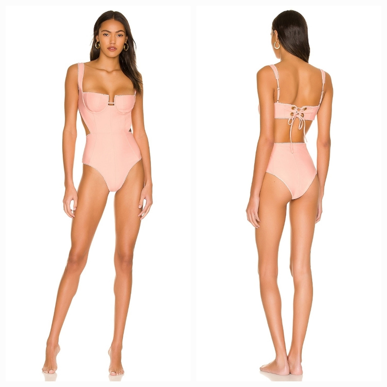 Tularosa Aura One Piece In Peach